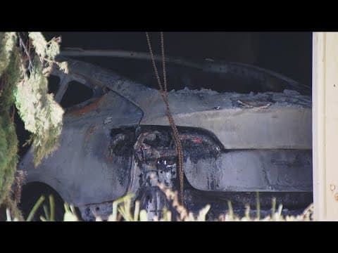 Tesla considered a possible cause in San Diego house fire