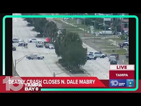 Woman killed in 2-car crash that shut down part of Dale Mabry Highway