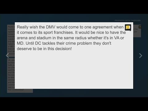 Fans react to possibility of Capitals, Wizards moving to Alexandria