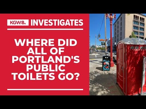 Portland put out dozens of portable toilets for homeless people. Nearly all of them are now gone