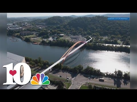 The city releases new renderings of the proposed South Knoxville Bike and Pedestrian Bridge