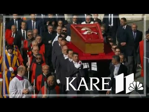 Pontiff's body transferred to St. Peter's Basilica Wednesday