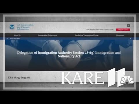 Several Minnesota law enforcement agencies working with ICE