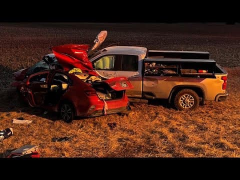 27-year-old woman, 2 children killed in crash along I-74 in Boone County; 4 others taken to hospital