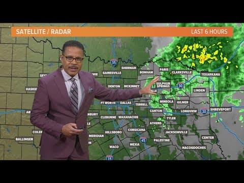 DFW Weather: Temperatures heat up in DFW today, reaching the upper 80s