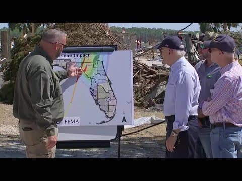 President Biden visits Florida, Georgia after Helene detestation