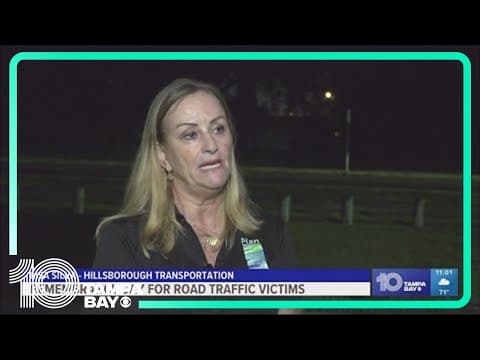 Hillsborough Co. honors road traffic victims, discusses road safety initiatives