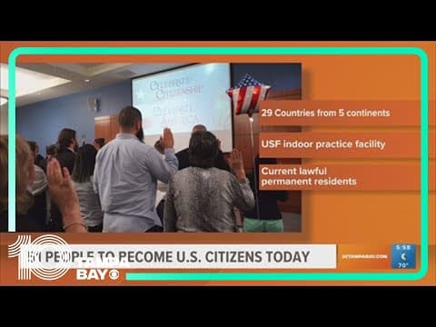 51 people sworn in as U.S. citizens