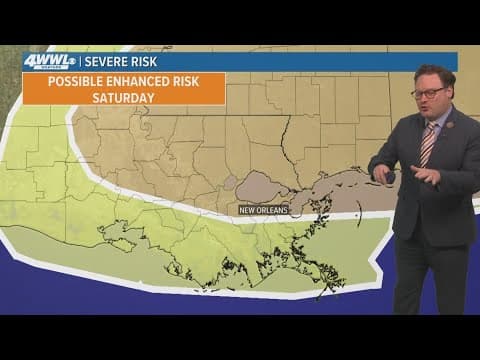New Orleans Weather: Watching storm chances on Saturday