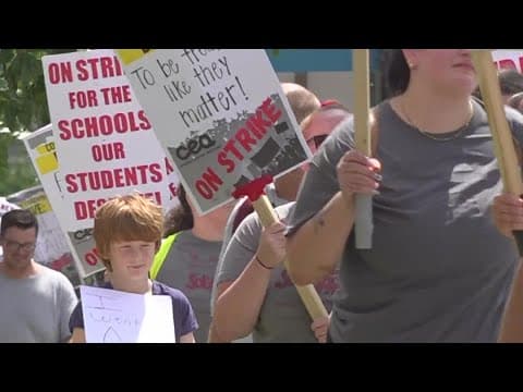 Parents share their support for Columbus teachers' strike