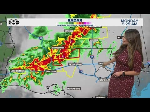 DFW Weather: Severe storms move toward the east coast