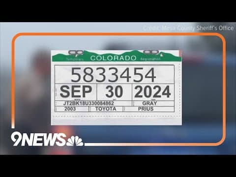 Concern rises as fake Colorado temporary license plates become easily available online