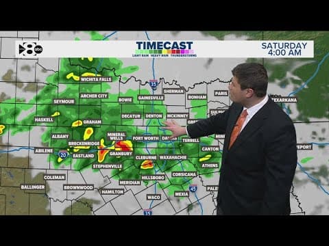 DFW Weather: Saturday's severe storms prompt WFAA Weather Alert Day