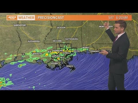 Rain moving out, nicer weather returns