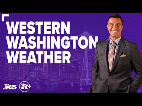 Cooler, drier air starts moving into western Washington | KING 5 weather