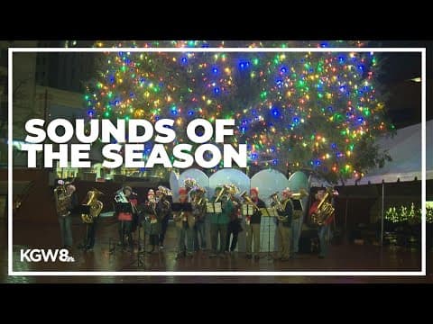 Holiday events at Pioneer Square: Tuba Christmas and caroling competition