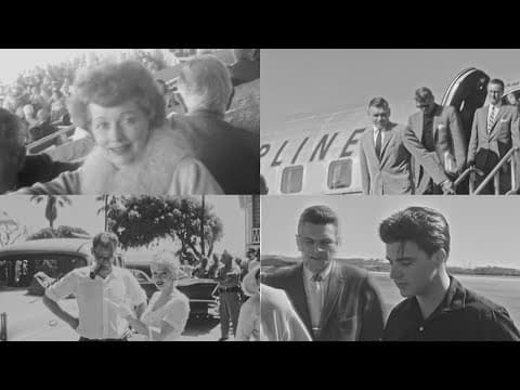 Legendary stars visiting San Diego in the 1950s