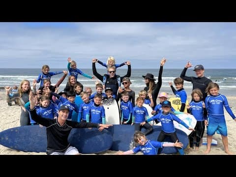 Surf camp teaches kids ocean safety, surfing skills