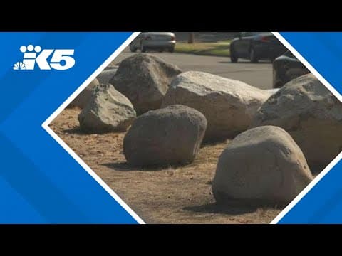 City of Tacoma using boulders to deter encampments