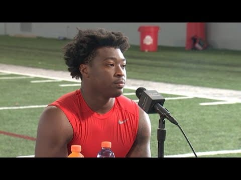 Evan Pryor interview | Ohio State fall camp