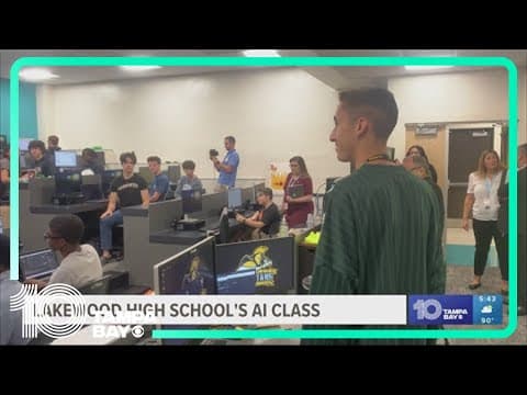 Lakewood High School students learning about AI, preparing for jobs not yet invented
