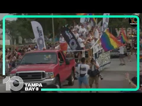 St. Pete Pride parade in downtown St. Petersburg