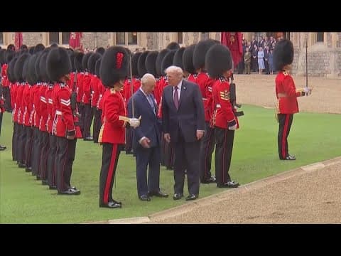 President Trump arrives in U.K. for second state visit