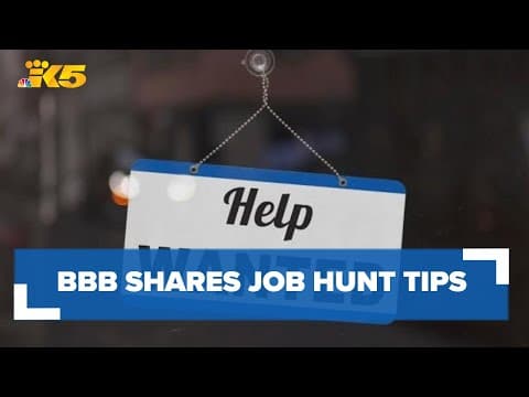 BBB shares job hunt tips with Washingtonians