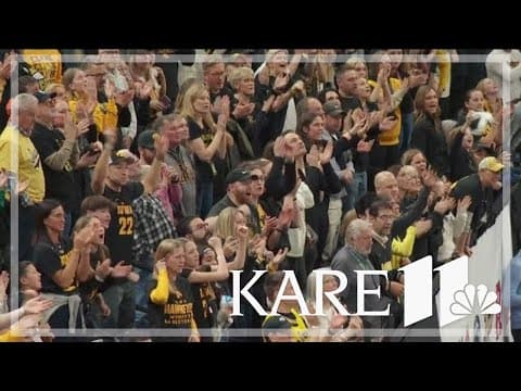 Fans celebrate Big 10 women's championship