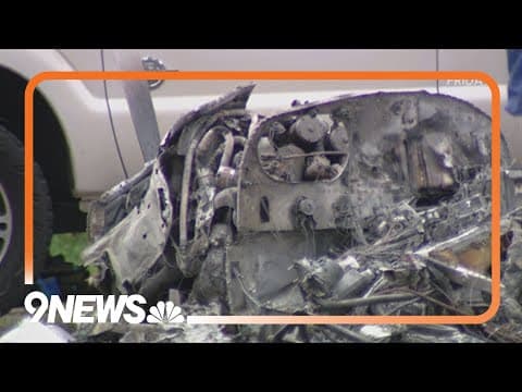 Arvada homeowner reacts to plane crashing in front lawn