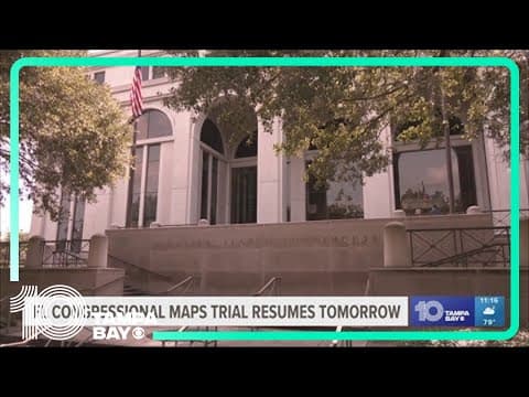 Federal trial set to resume in Florida congressional redistricting case