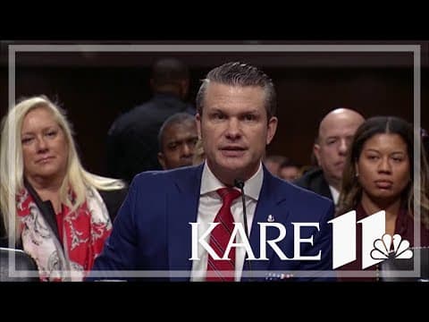 Defense Secretary nominee Hegseth delivers opening statement