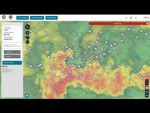 DFW weather: Tracking power outages as heavy rain comes through