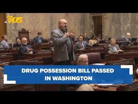 Drug possession bill passed by Washington state Legislature on first day of special session