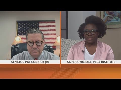 Discussing Special Session on crime with Sen. Connick, Vera Louisiana