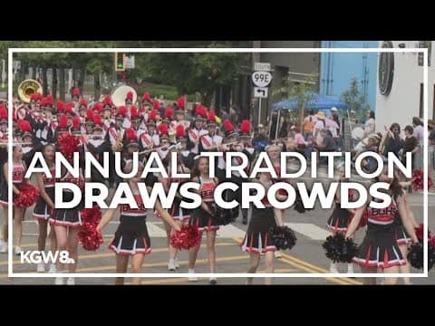Portlanders turn out to see Rose Festival Grand Floral Parade