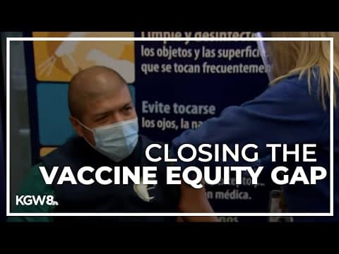 Oregon narrows the vaccination gap between Latinos and other groups