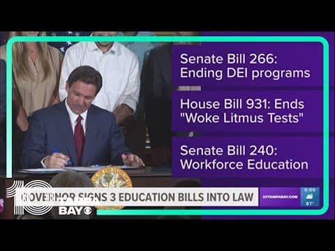 DeSantis signs 3 education-related bills into law | What to know