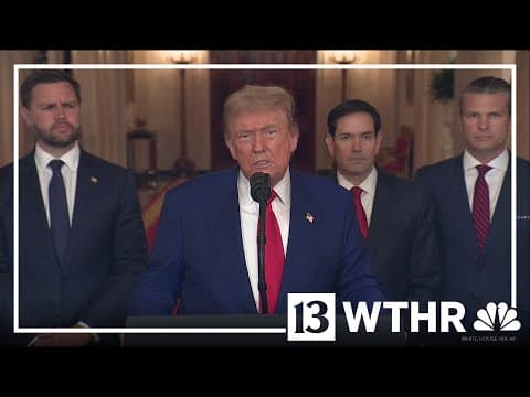 FULL SPEECH: President Trump addresses nation after US bombs Iranian nuclear sites