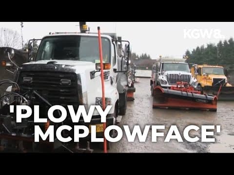 Meet ‘Plowy McPlowface,’ one of PBOT’s newly named snowplows