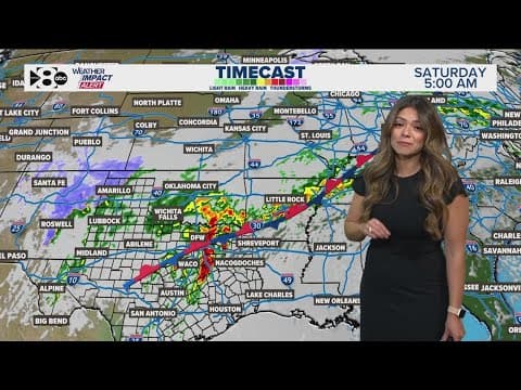Severe storms move through the south and midwest