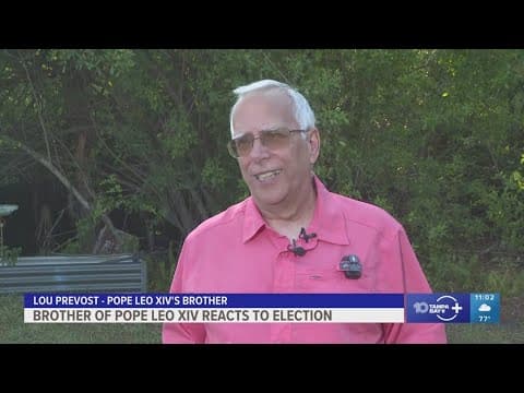 'It's Rob!': Pope Leo XIV's older brother lives in Florida and says he still can't believe it