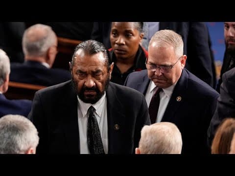 Texas Rep. Al Green removed from Trump's joint session address (March 4, 2025)