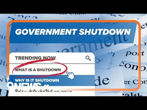 GOVERNMENT SHUTDOWN (in 90 Seconds): What is Means, What Happened