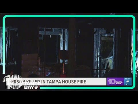 House fire kills 1 person in North Tampa