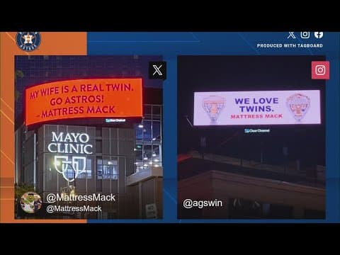 'We Love Twins' | Jim "Mattress Mack" McIngvale buys billboard spots in Minnesota for ALDS