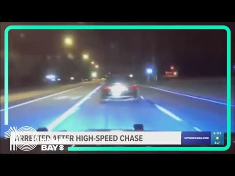 Troopers: High-speed chase ends up with driver's car flipped over