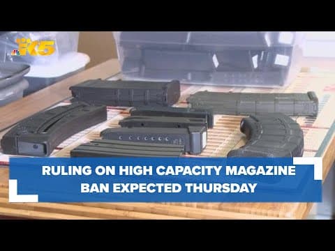 Ruling on stay to WA high capacity magazine ban expected Thursday