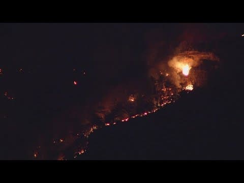 WATCH | Wildfires burn over 300 acres in North Carolina, evacuations in place