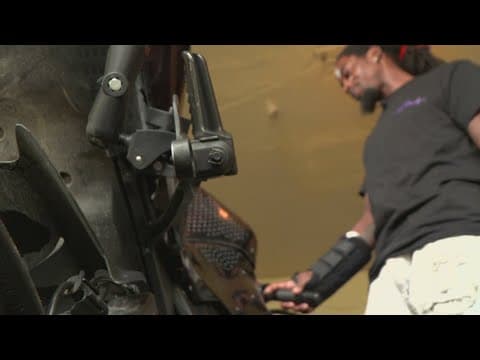 Dallas Police looking for a driver who hit motorcyclist and didn't stop